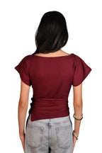 Side Buttoned Flow Top