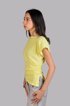 Side Buttoned Flow Top