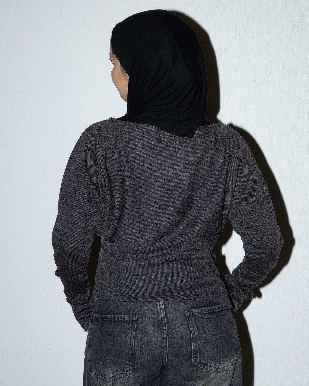 Side-Buttoned Knit Top