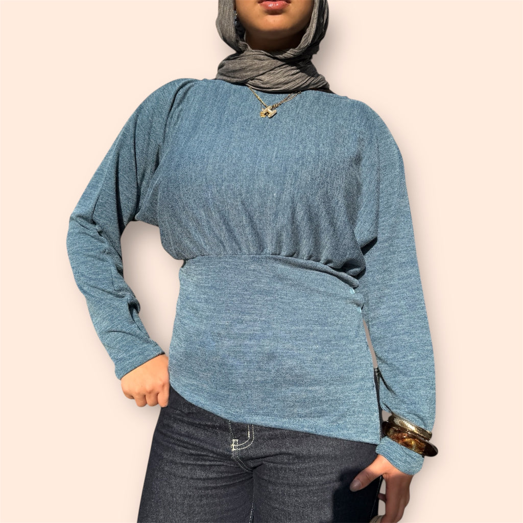 Side-Buttoned Knit Top